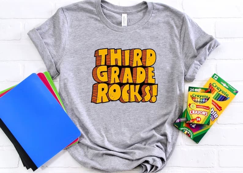 Third Grade Rocks T-Shirt